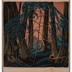 Gustave Baumann, woodblock