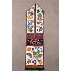 Chippewa Beaded Bandolier Bag, 54" x 16"
