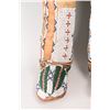 Image 2 : Cheyenne Beaded Woman's Hightop Moccasins, 21" tall