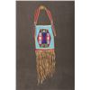 Image 1 : Nez Perce Fully Beaded Mirror Bag, 19" long