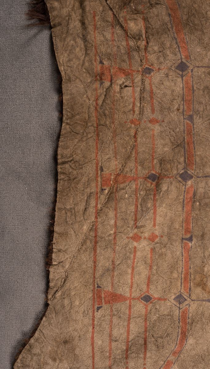 Lakota Sioux Buffalo Robe, 6'3½