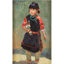 John Moyers, oil on board