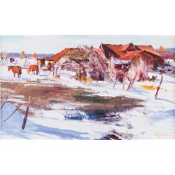 Walt Gonske, oil on canvas