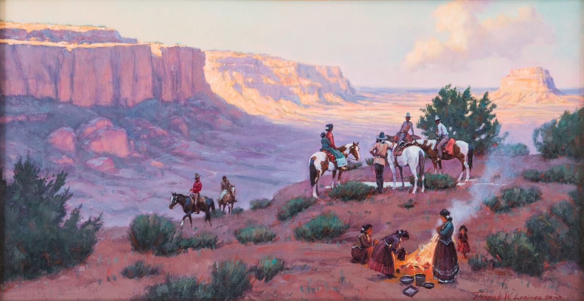 Thomas W. Lorimer, oil on board
