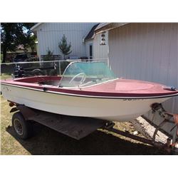 14 Ft Crestliner W/ 50HP Mercury Motor W/ Trailer