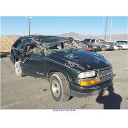 2001 - CHEVROLET BLAZER//SCRAP PARTS ONLY