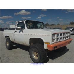 1983 - CHEVROLET SILVERADO