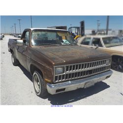 1981 - CHEVROLET CUSTOM DELUXE 10