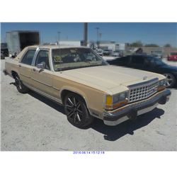 1985 - FORD CROWN VICTORIA