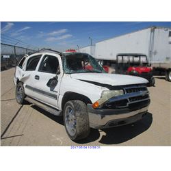 2002 - CHEVROLET TAHOE // "PARTS ONLY"