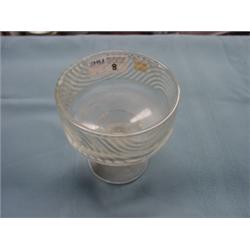 EO BRODY CO. PRESSED GLASS COMPOTE