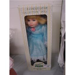 SEYMOUR MANN CONNOISSEUR COLLEC. 15" PORCELAIN DOLL-BETSY SIGNED