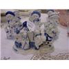 Image 1 : PORCELAIN BLUE FIGURINES (LOT OF 7)