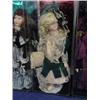 Image 1 : 25" PORCELAIN DOLL WITH SUN UMBRELLA, COLLEN HENDRIX 343/2000