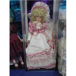 30" KAIS PORCELAIN DOLL, JENNIFER W/LITTLE ANGLE, 530/2000