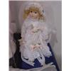 Image 1 : PORCELAIN 12 1/2" BRIDE DOLL-NO MARKINGS