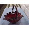 Image 1 : CRANBERTY GLASS BASKET