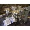 Image 1 : 6EA. HOLLAND SILVER DESSERT GOBLETS-STAMPED & # RED 1853