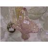 Image 1 : PINK CARNIVAL GLASS BASKET
