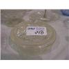 Image 1 : AVON COVERED PRESSED GLASS CANDY DISH