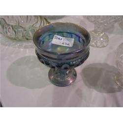 CARNIVAL GLASS COMPOTE CANDY DISH