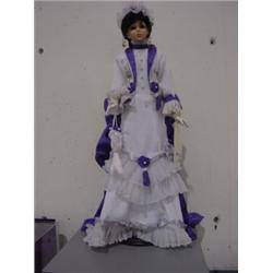 LADY EDMUNTON 23" "SUNDAY IN THE PARK"-STAMPED,# DOLL