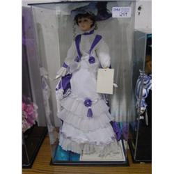 LADY EDMUNTON 23" "SUNDAY IN THE PARK"-STAMPED,#,CERTIFICATE DOLL