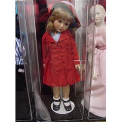 EFFANBEE 1998 AM. CHILD STAMP DOLL W/ACCESSORIES