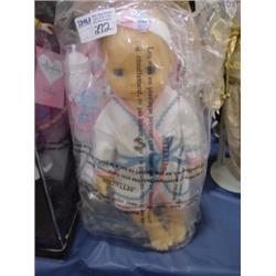 PLASTIC 15IN WETTING DOLL W/LAYANETTE EYES OPEN/CLOSE