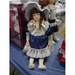 FIRST IMPRESSIONS 27" PORCELAIN DOLL MRKD 9685
