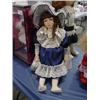 Image 1 : FIRST IMPRESSIONS 27" PORCELAIN DOLL MRKD 9685