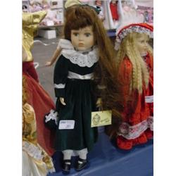 PREMIER 21" PORCELAIN DOLL NO MARKINGS