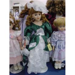 PREMIER 19" PORCELAIN DOLL NO MARKINGS