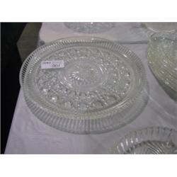 PRESSED GLASS TRAY