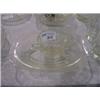 Image 1 : PRESSED GLASS SERVING BOWL,SUGAR BOWL