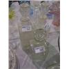 Image 1 : 3PC PRESSED GLASS DECANTERS