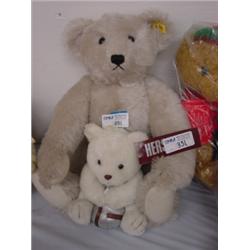 STEIFF 1906 REPLICA GIENGEN/TEDDY BEAR & 1994 K B BROS TEDDY BEAR