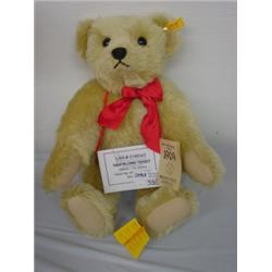 STEIFF ORIG. TEDDY BEAR REPLICA 1909 17" BLOND-WRKING VOICE BOX