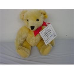 STEIFF ORIG. TEDDY BEAR REPLICA 09 15" RINGMASTER,GOLD,V