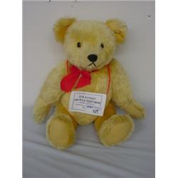 STEIFF ORIG TEDDY BEAR REP. 09 GOLD,20", WORKING V BOX