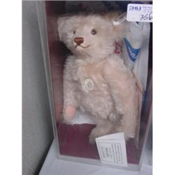 STEIFF TEDDY ROSE REP. 25,16",BOXED,CERT,V BOX NT WRKING