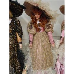 RUSTIE 42" PORCELAIN DOLL #1030/2500 MARKED NO/CERT/BOX
