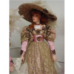 RUSTIE 42" PORCELAIN DOLL 1490/2500 NO/CERT/BOX