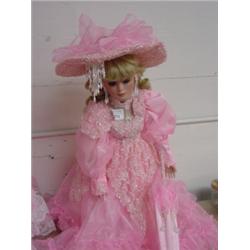 RUSTIE 24" PORCELAIN DOLL MARKED 958/1500 NO/CERT/BOX