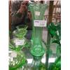 Image 1 : GREEN DEPRESSION VASE