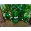 Image 1 : MISC GREEN GLASS VASES & DISHES