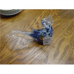 MURANO ITALIAN COCK-A-TOO PAPER WEIGHT