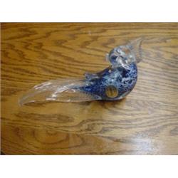 MURANO ITALIAN COCK-A-TOO PAPER WEIGHT