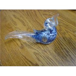 MURANO ITALIAN COCK-A-TOO PAPER WEIGHT