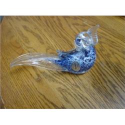 MURANO ITALIAN COCK-A-TOO PAPER WEIGHT